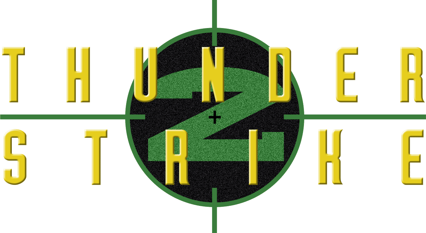 Thunder Strike 2 logo for Playstation